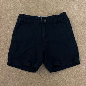 Janie and Jack, navy linen and cotton short. Size 2T